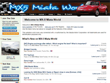 Tablet Screenshot of mx5world.com