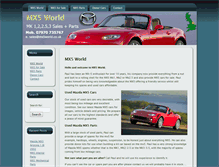 Tablet Screenshot of mx5world.co.uk